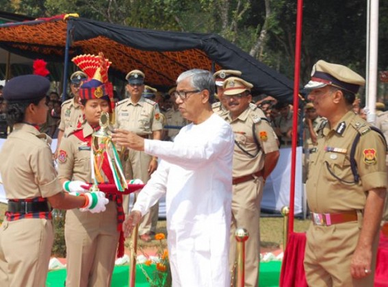 Passing-out parade: Chief Minister Manik Sarkar urges women police constables to work within bounds of law